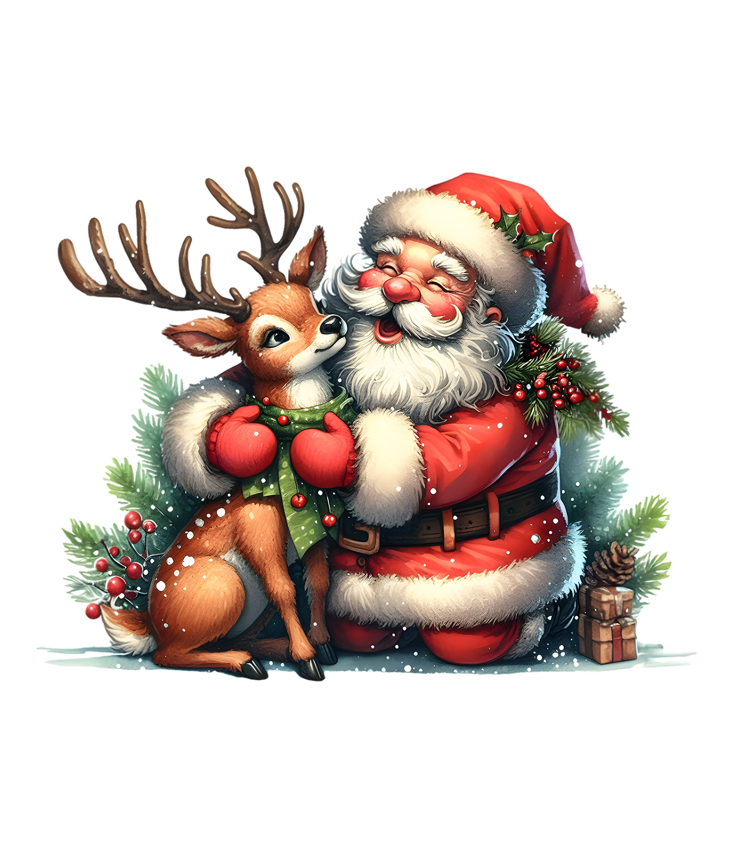 Santa Clause stickers x20