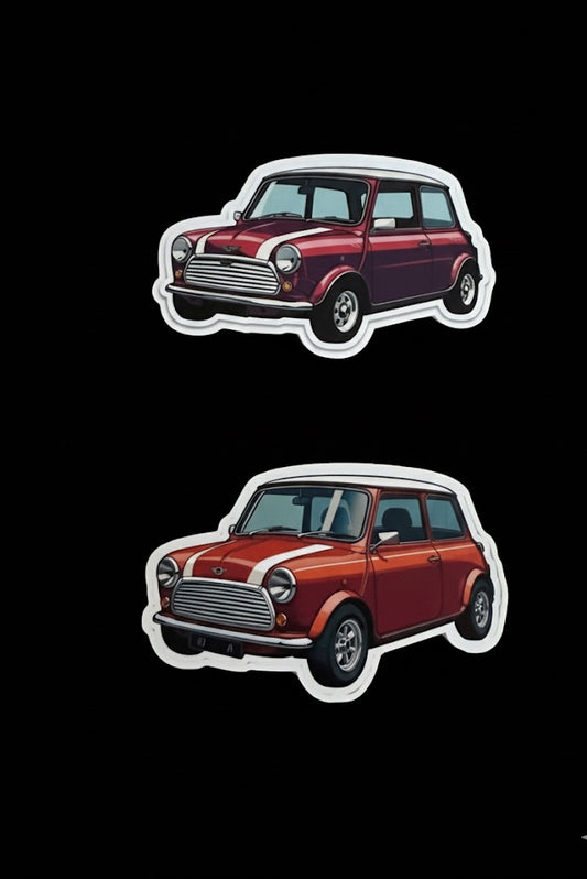 Mini cooper stickers x2